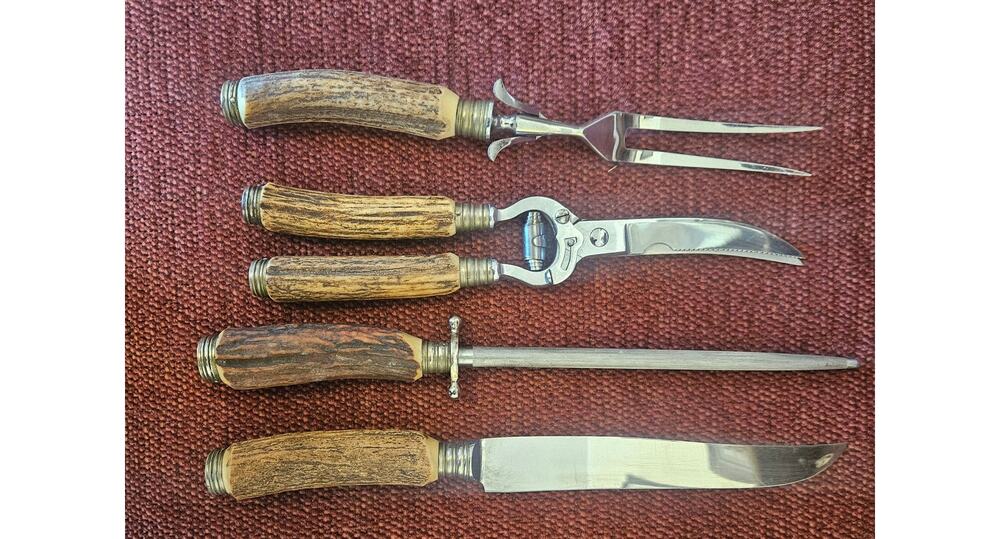 Vintage Anton Winger Jr Stag Solingen Germany Cutlery Set | Stainless steel